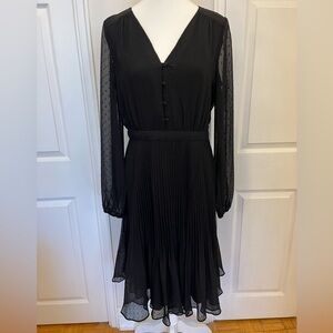 Ann Taylor Black Long Sleeve Dress